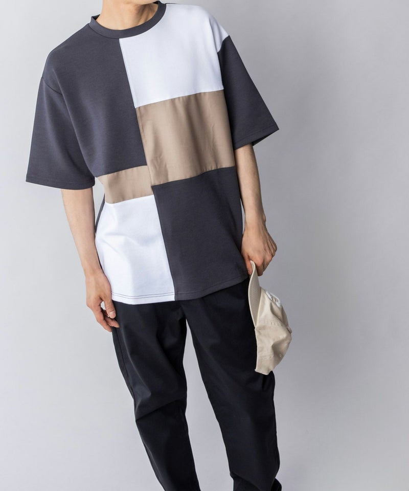 URBAN COLLECTION  エアスムージー 切替えTシャツ メンズ メール便 対応商品商品画像-11