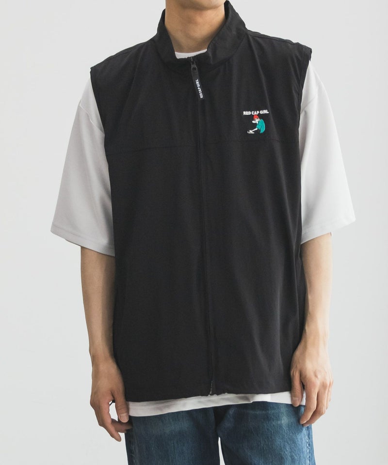 【オンラインストア限定】RED CAP GIRL ナイロンタスラン胸刺繍ベスト メンズ商品画像-1