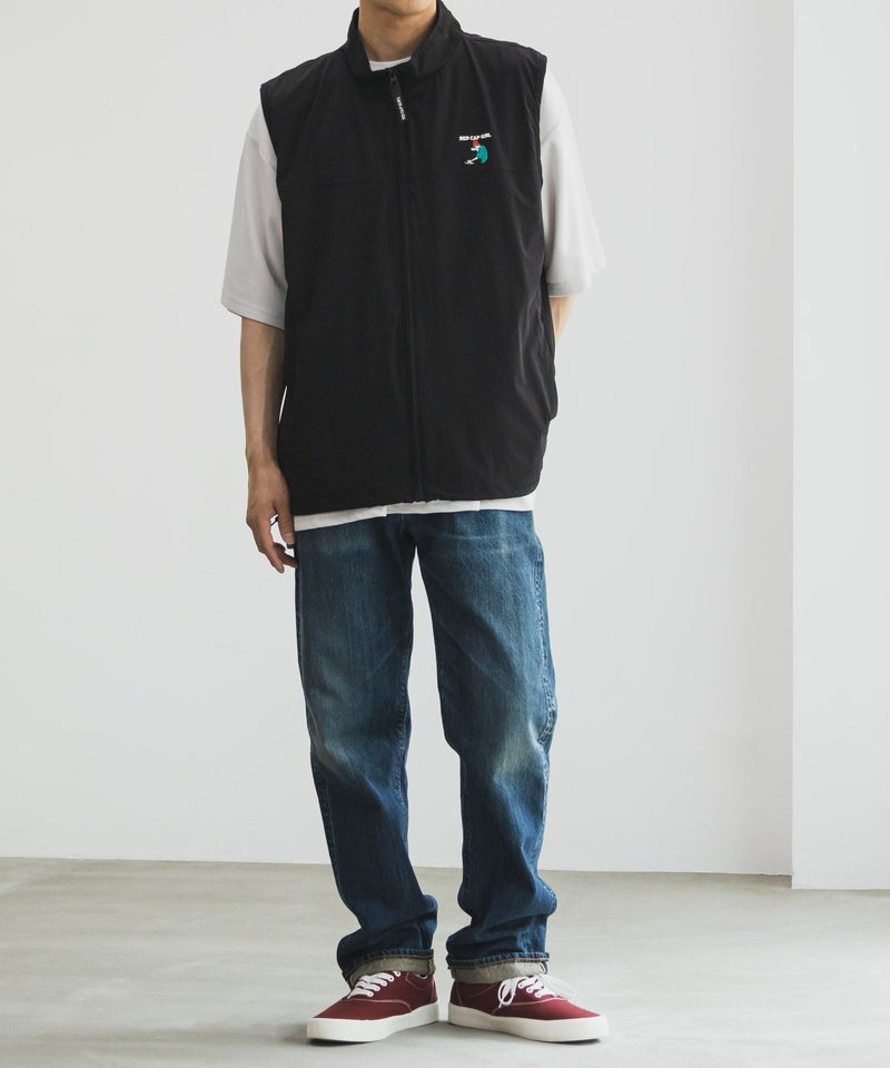 [期間限定価格]【オンラインストア限定】RED CAP GIRL  ナイロンタスラン胸刺繍ベスト メンズ商品画像-4