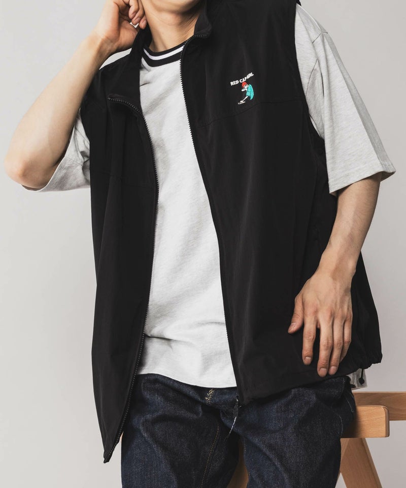 [期間限定価格]【オンラインストア限定】RED CAP GIRL  ナイロンタスラン胸刺繍ベスト メンズ商品画像-13