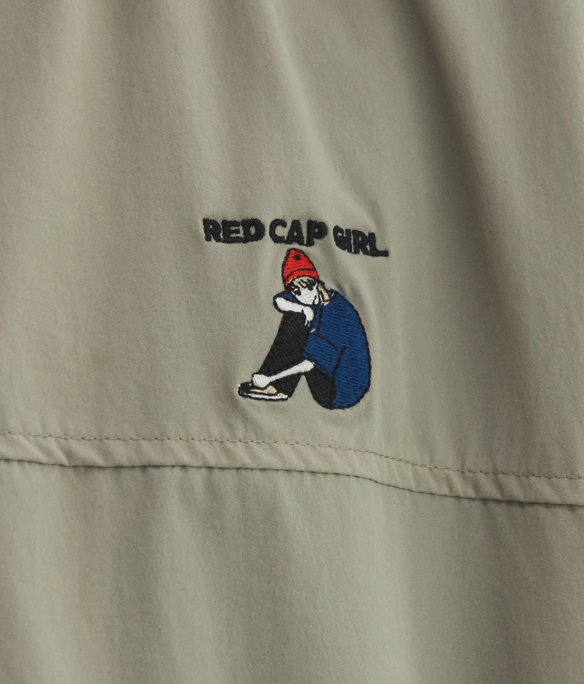 RED CAP GIRL ナイロンタスラン胸刺繍ベスト メンズ