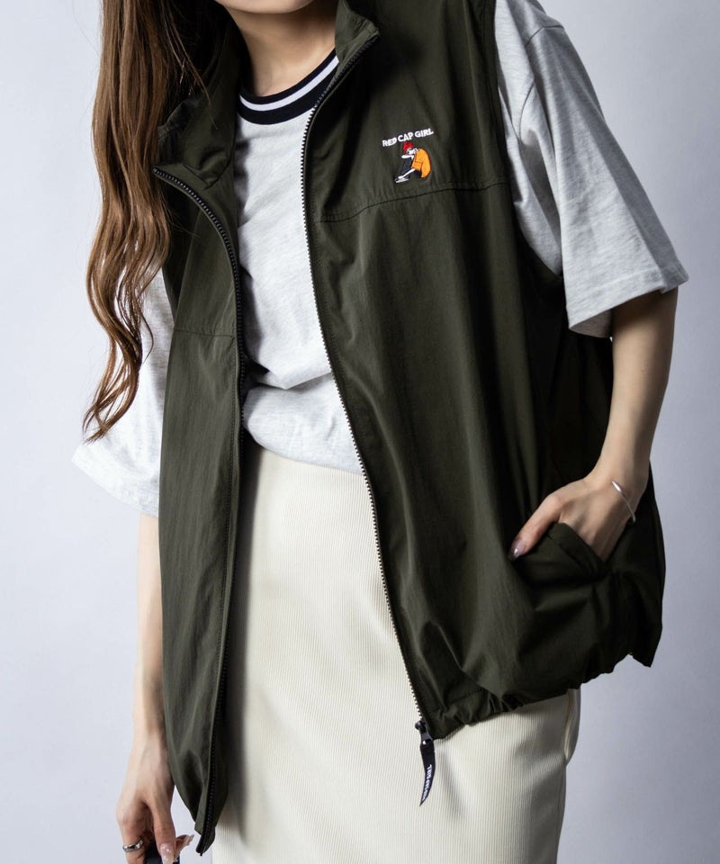 [期間限定価格]【オンラインストア限定】RED CAP GIRL  ナイロンタスラン胸刺繍ベスト メンズ商品画像-27