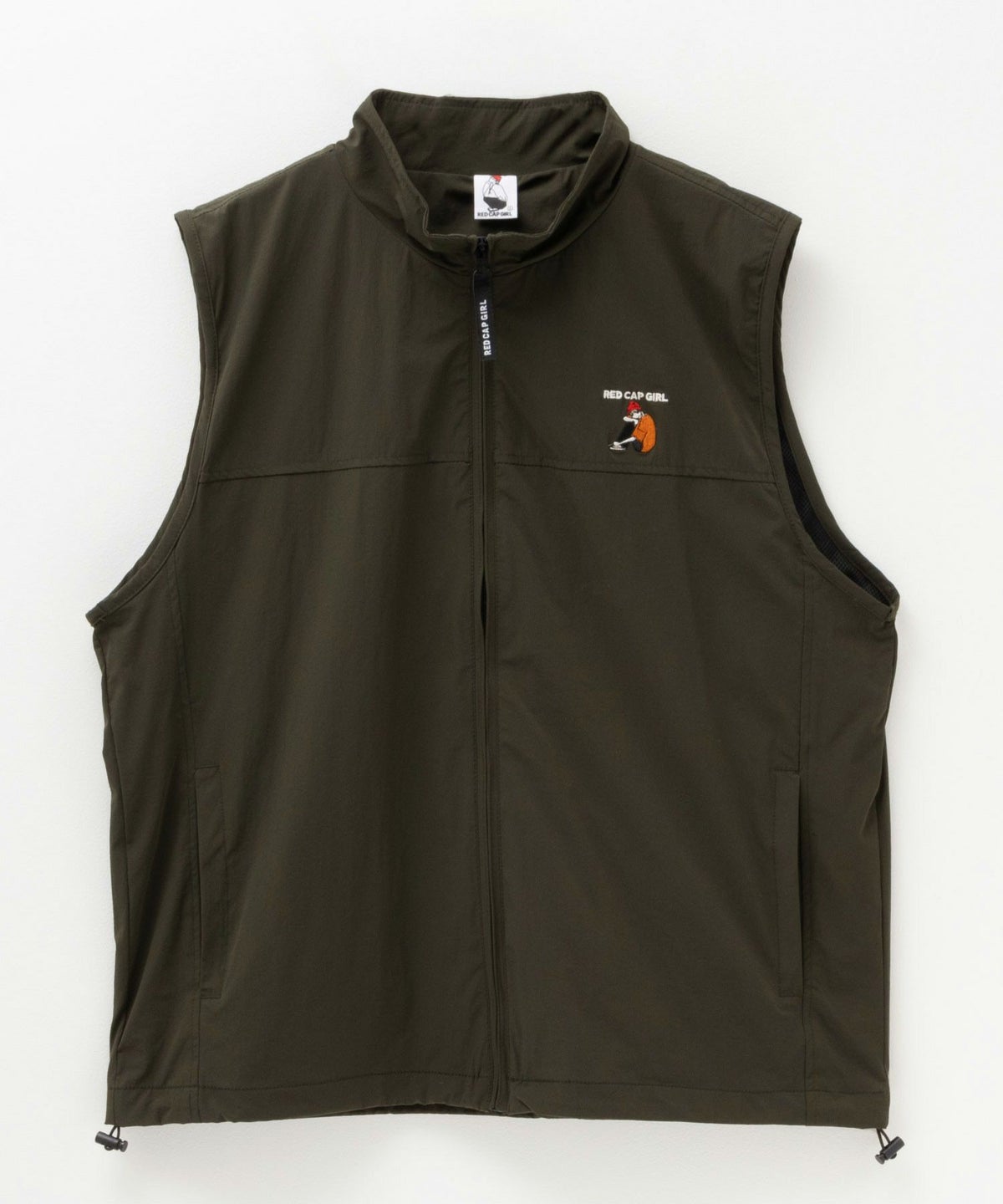 RED CAP GIRL ナイロンタスラン胸刺繍ベスト メンズ