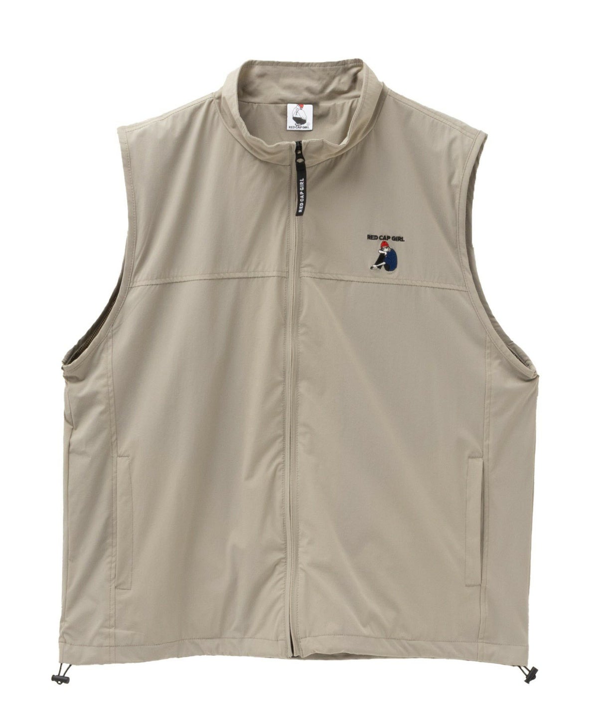 RED CAP GIRL ナイロンタスラン胸刺繍ベスト メンズ