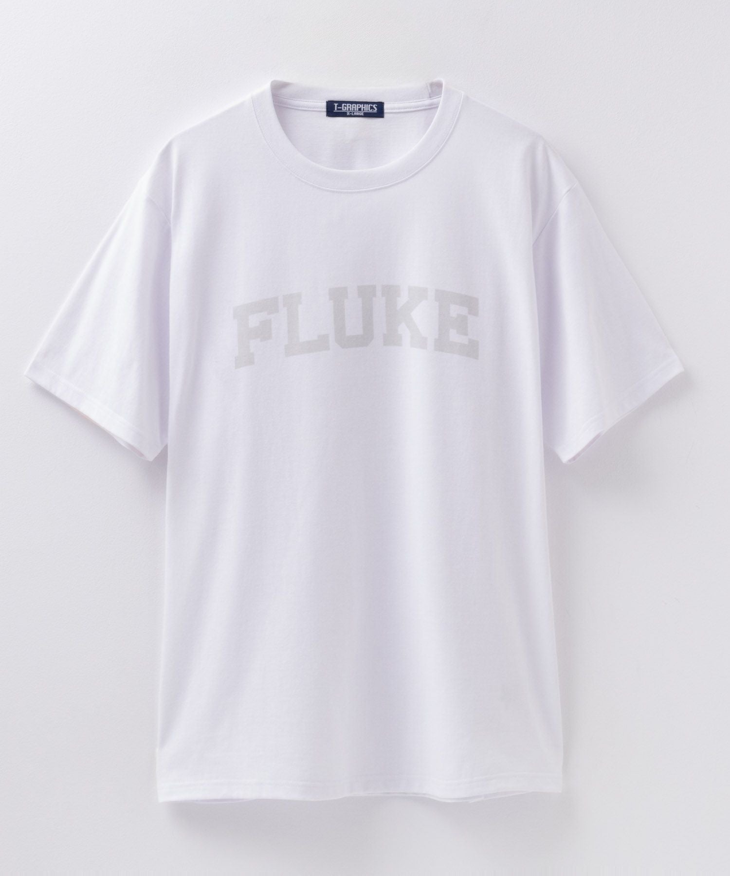 T-GRAPHICS 染み込みプリント半袖Tシャツ メンズ