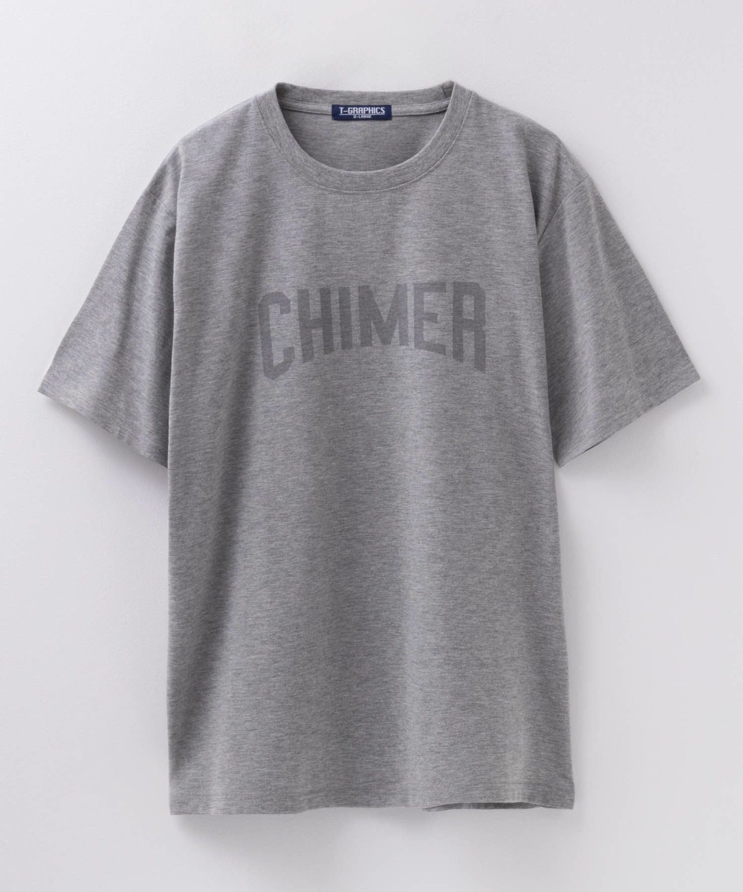 T-GRAPHICS 染み込みプリント半袖Tシャツ メンズ