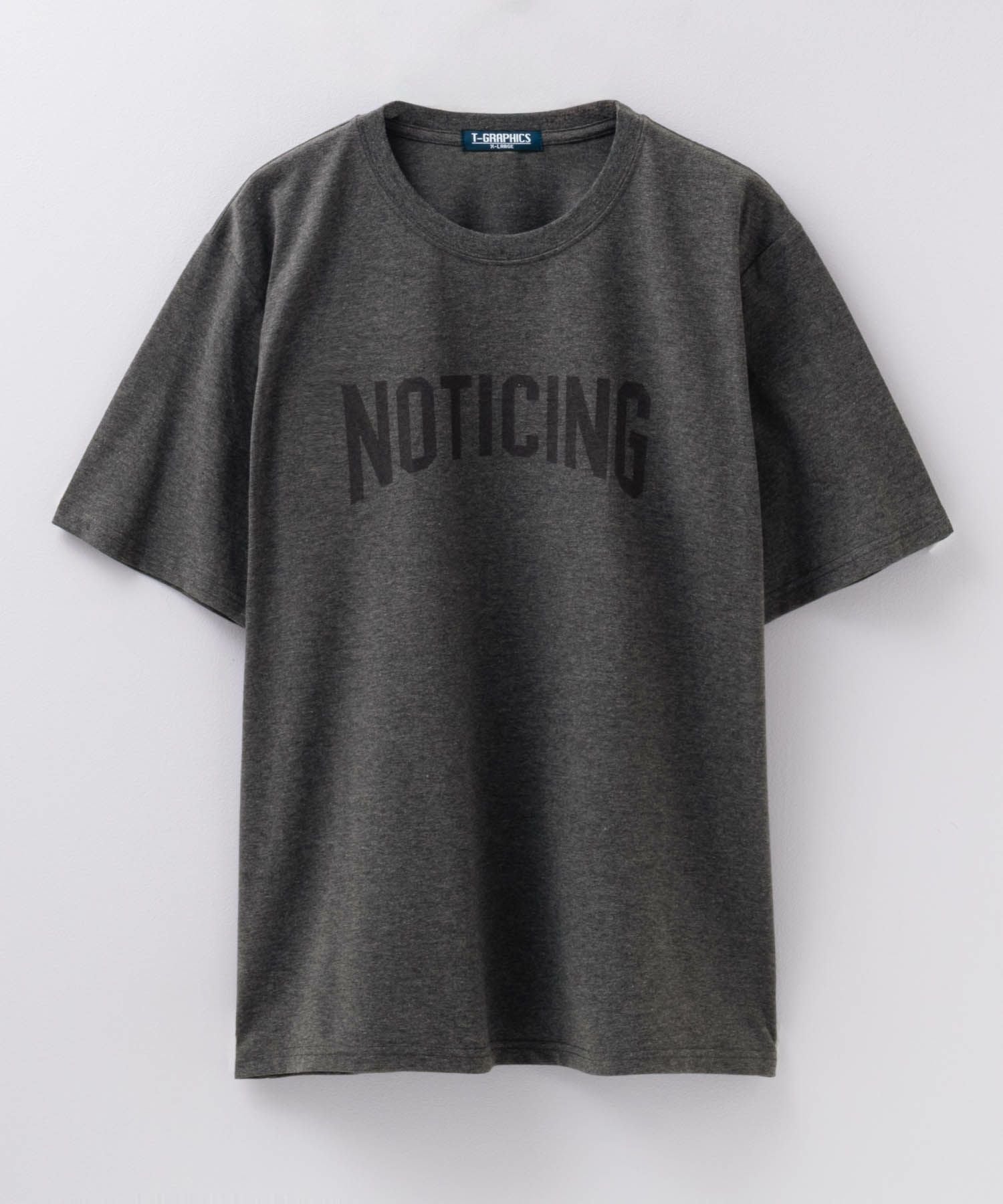 T-GRAPHICS 染み込みプリント半袖Tシャツ メンズ