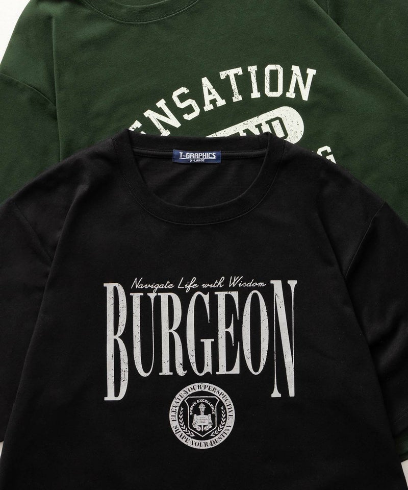 T-GRAPHICS カレッジプリント半袖Tシャツ メンズ メール便 対応商品商品画像-2