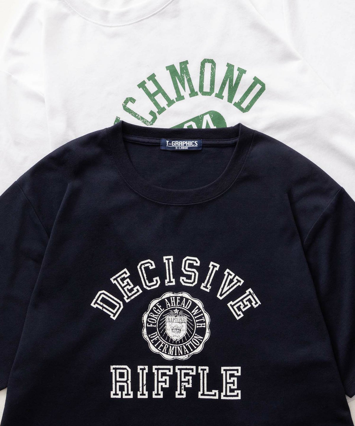 T-GRAPHICS カレッジプリント半袖Tシャツ メンズ ネコポス 対応商品