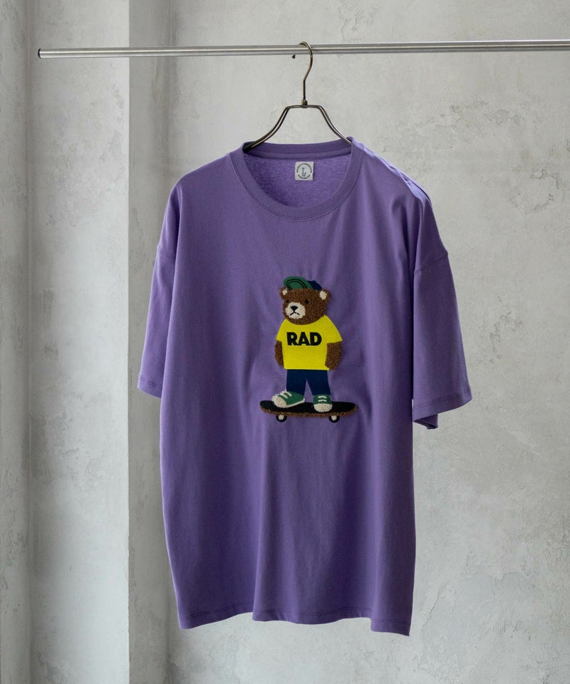 アニマルサガラ刺繍ショートスリーブTシャツ メンズ メール便 対応商品商品画像-4