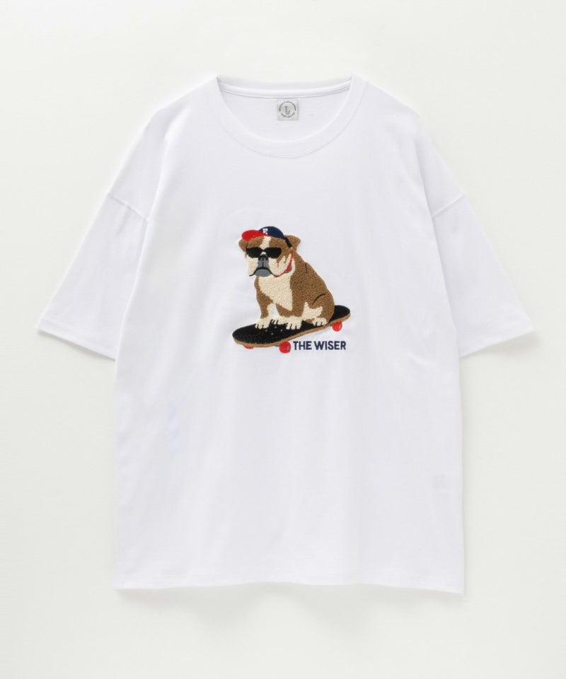 アニマルサガラ刺繍ショートスリーブTシャツ メンズ メール便 対応商品商品画像-9