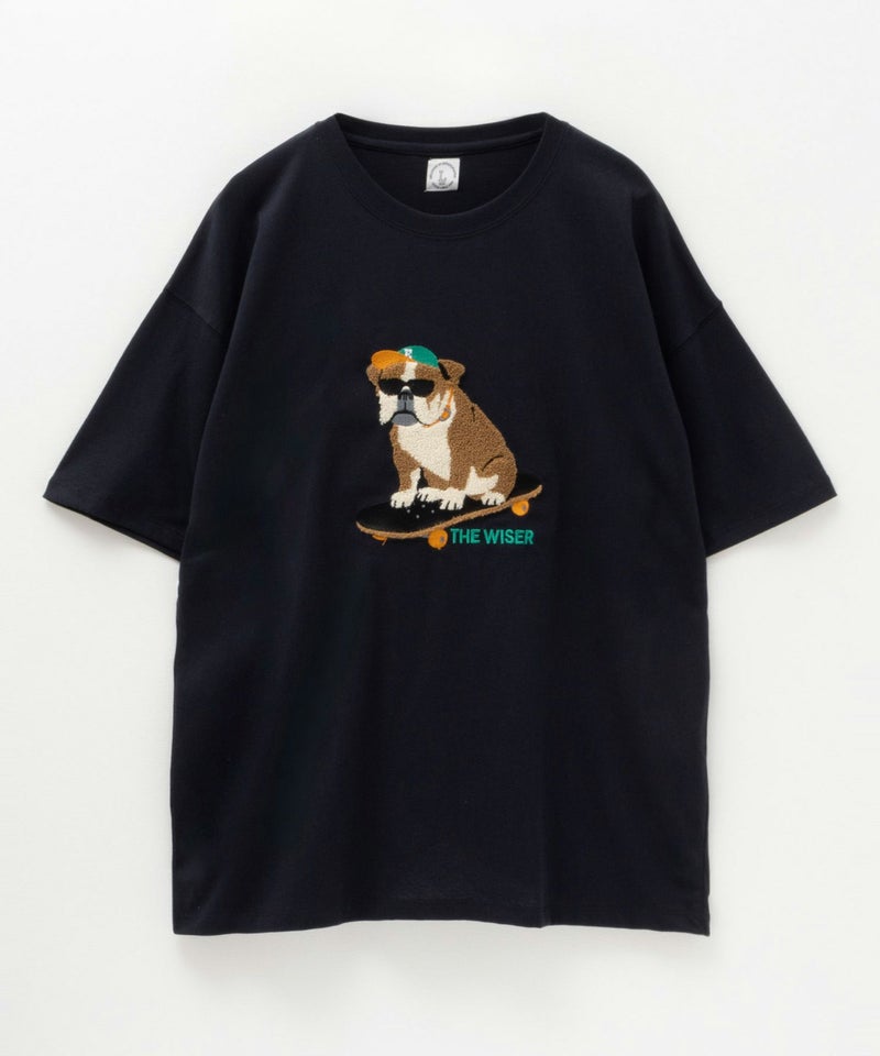 アニマルサガラ刺繍ショートスリーブTシャツ メンズ メール便 対応商品商品画像-13