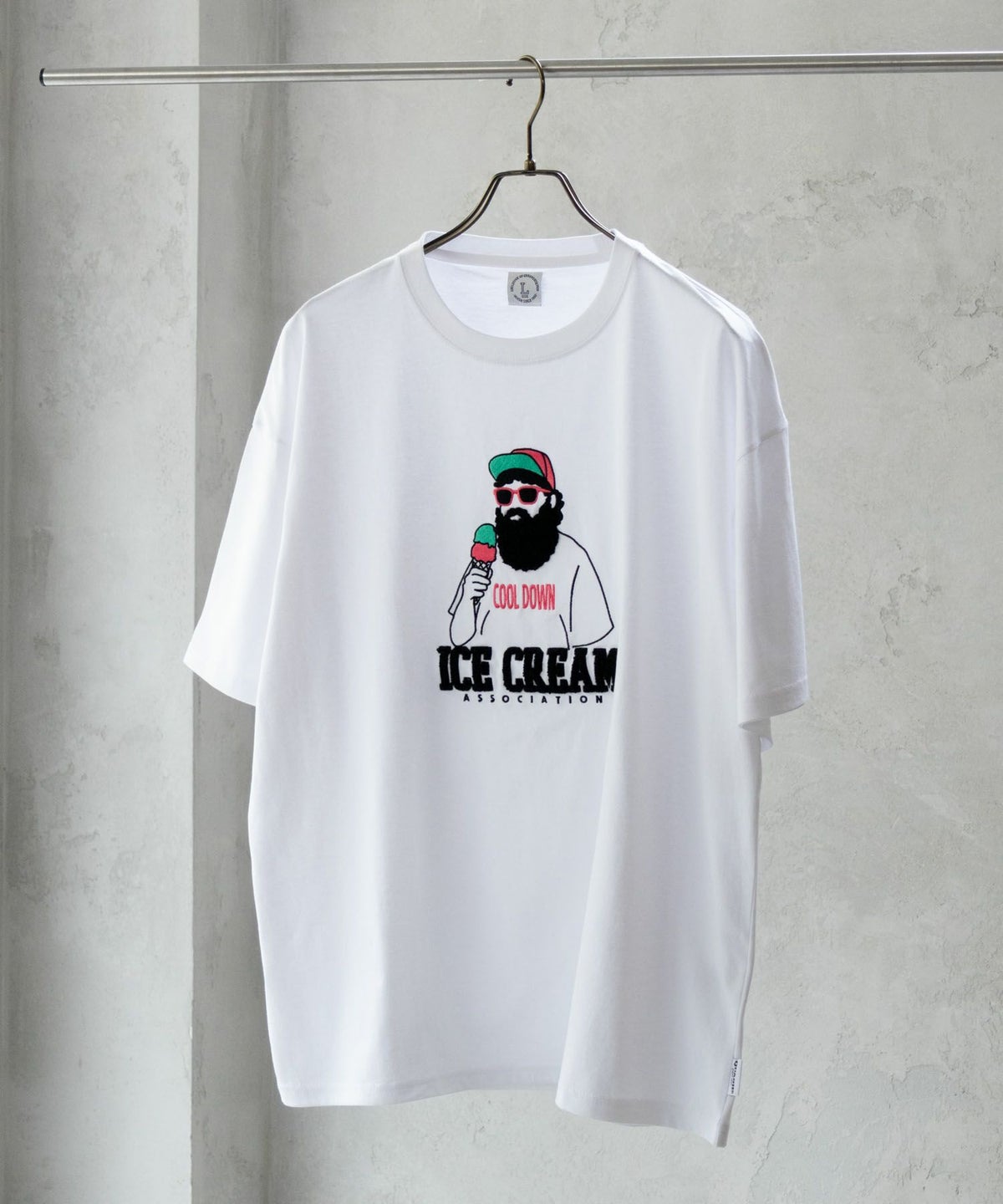 サガラビッグ刺繍ショートスリーブTシャツ メンズ ネコポス 対応商品