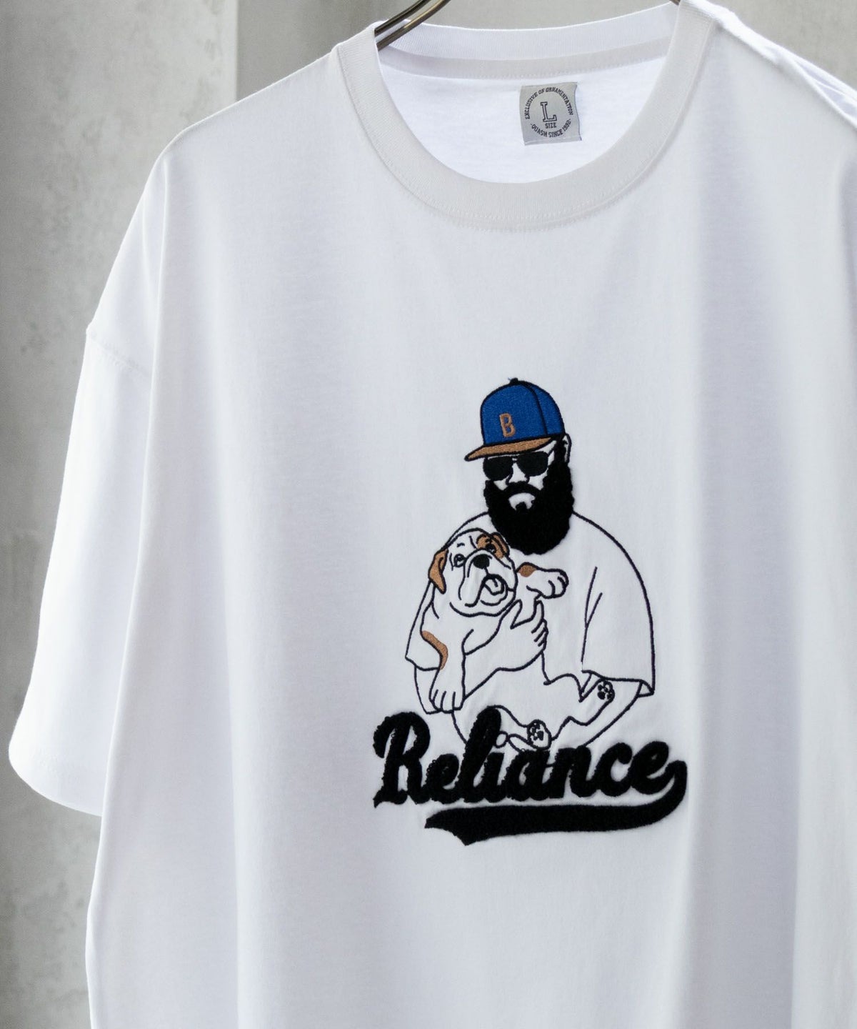 サガラビッグ刺繍ショートスリーブTシャツ メンズ ネコポス 対応商品