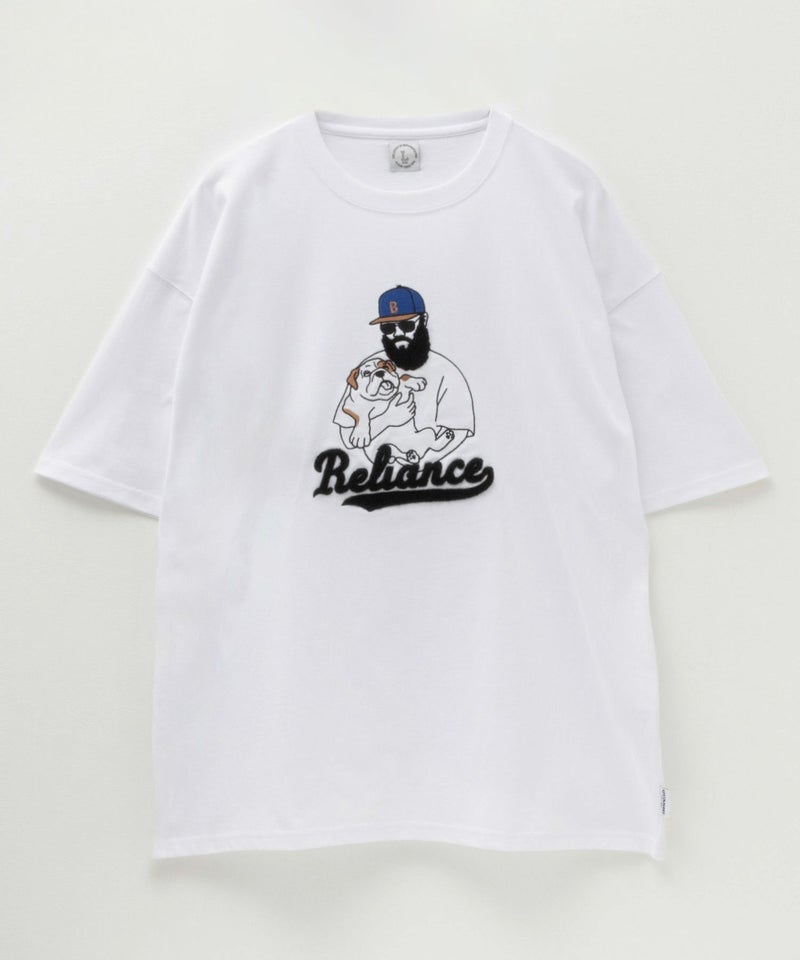 サガラビッグ刺繍ショートスリーブTシャツ メンズ メール便 対応商品商品画像-10