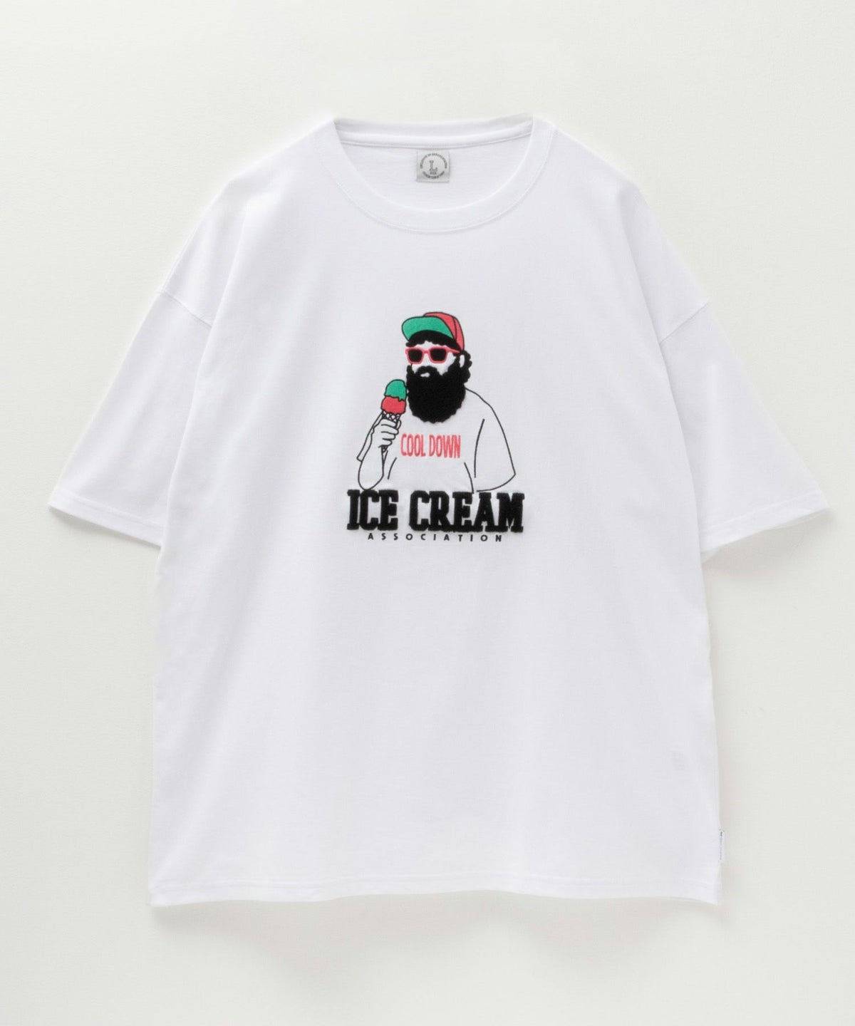 サガラビッグ刺繍ショートスリーブTシャツ メンズ ネコポス 対応商品