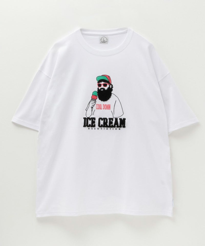 サガラビッグ刺繍ショートスリーブTシャツ メンズ メール便 対応商品商品画像-12