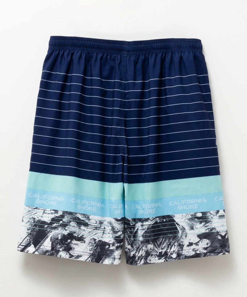 CALIFORNIA SHORE ボーダートランクス 水着 メンズ商品画像-4