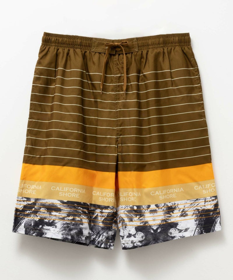 CALIFORNIA SHORE ボーダートランクス 水着 メンズ商品画像-5