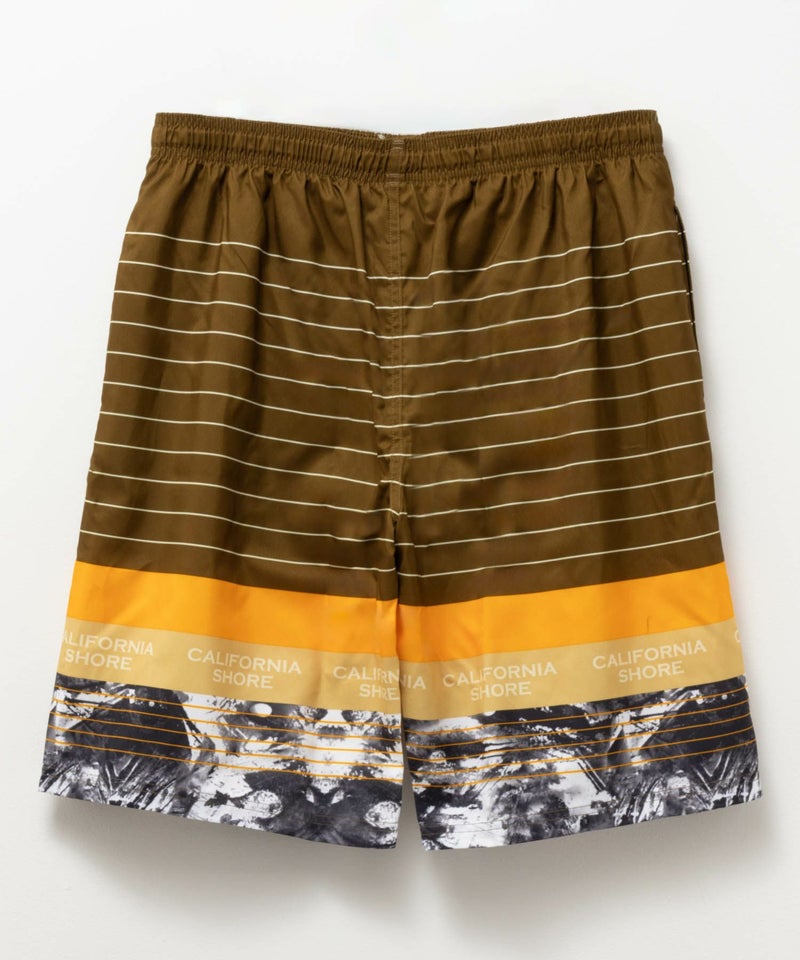 CALIFORNIA SHORE ボーダートランクス 水着 メンズ商品画像-6