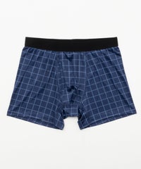 NAVY チェックボクサーパンツ メンズ ネコポス 対応商品