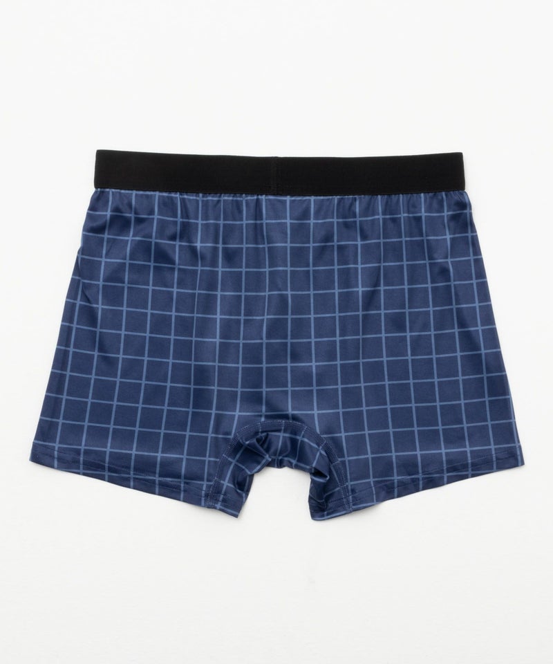 NAVY チェックボクサーパンツ メンズ メール便 対応商品商品画像-2