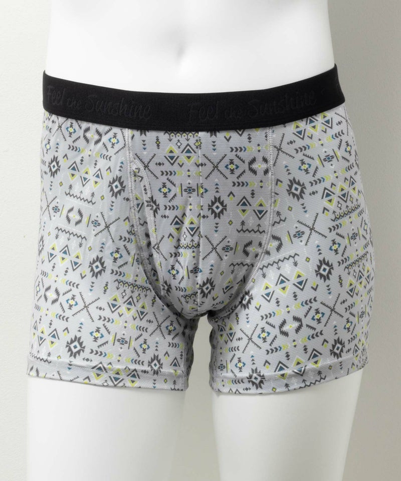 NAVY メッシュボクサーパンツ オルテガ柄 メンズ メール便 対応商品商品画像-1