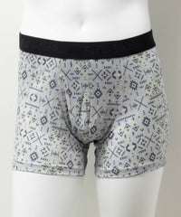 NAVY メッシュボクサーパンツ オルテガ柄 メンズ ネコポス 対応商品