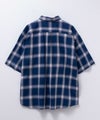 【オンラインストア限定】NAIVE MAGIC オンブレーチェックルーズサイズ半袖シャツ メンズ商品サムネイル-24