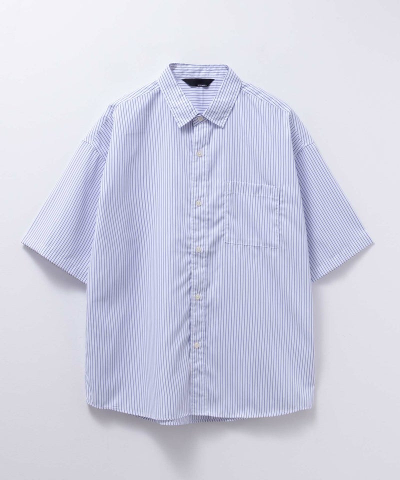 【オンラインストア限定】NAIVE MAGIC ポリエステルブロード ルーズサイズ半袖シャツ メンズ商品画像-18