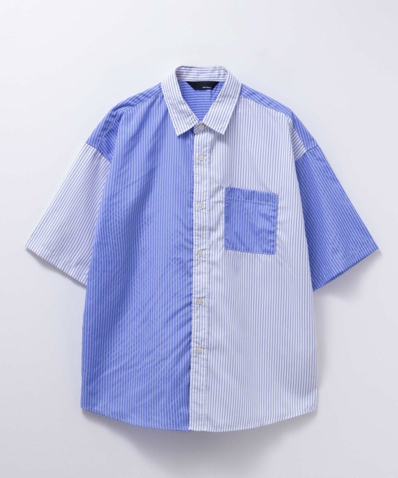 【オンラインストア限定】NAIVE MAGIC ポリエステルブロード ルーズサイズ半袖シャツ メンズ商品画像-22
