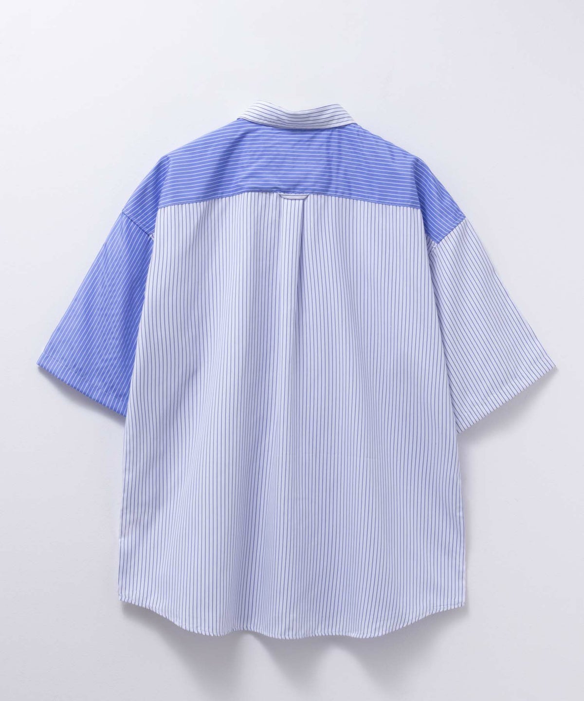 NAIVE MAGIC ポリエステルブロード ルーズサイズ半袖シャツ メンズ