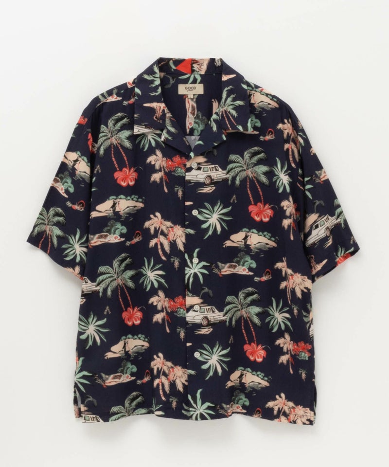 GOOD CREW レーヨンアロハシャツ メンズ商品画像-9