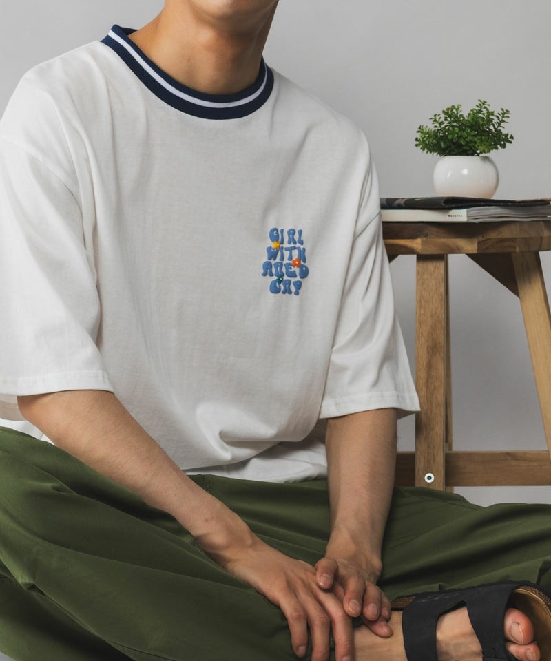 【オンラインストア限定】RED CAP GIRL  発泡プリントラインリブTシャツ メンズ メール便 対応商品商品画像-14