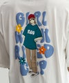 【オンラインストア限定】RED CAP GIRL  発泡プリントラインリブTシャツ メンズ メール便 対応商品商品サムネイル-17