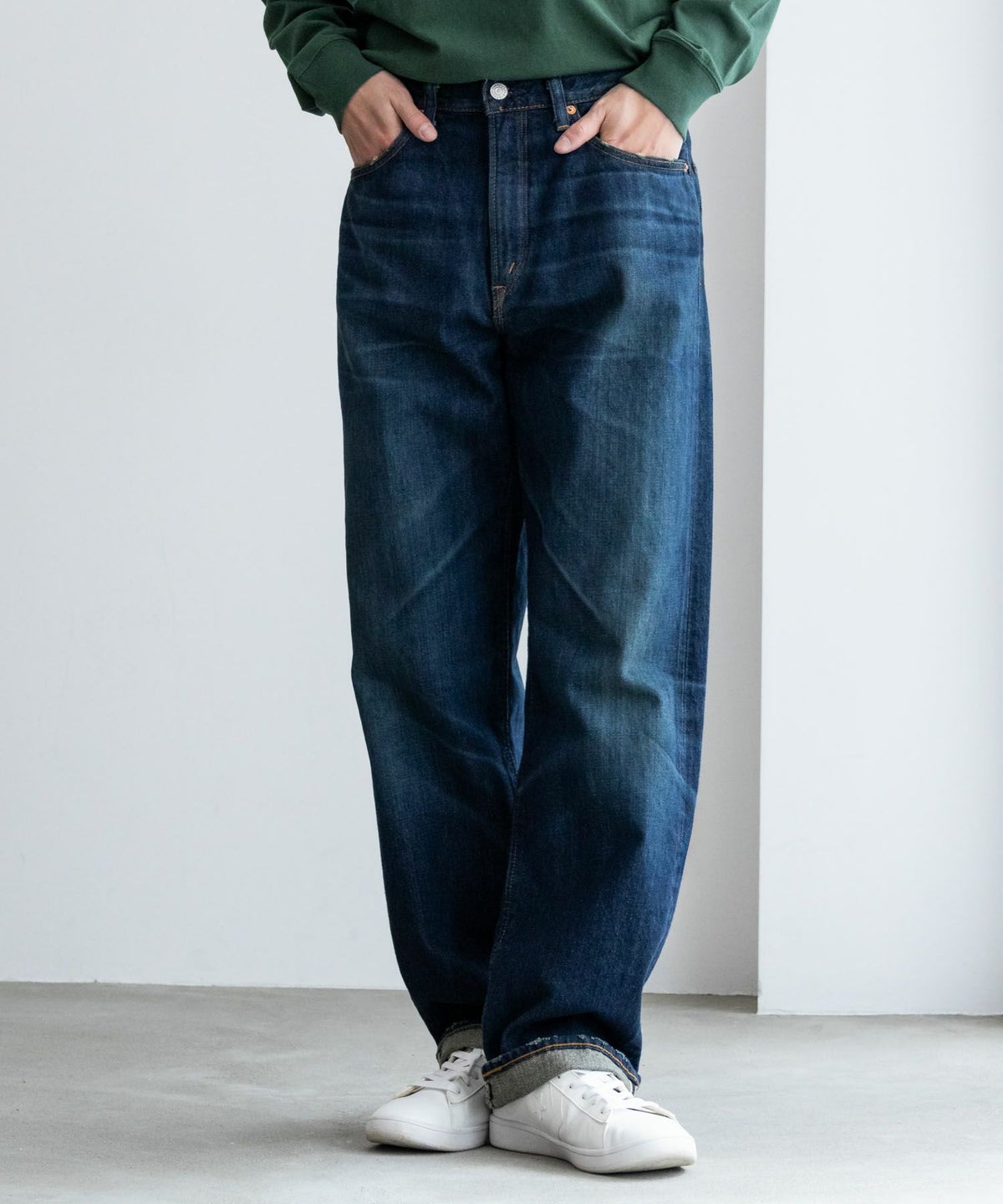 EDWIN 505Z ワイドストレートパンツ メンズ