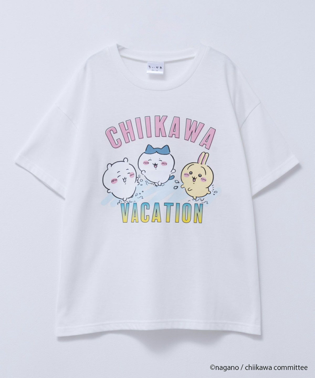 ちいかわ 半袖Tシャツ バケーション キッズ ネコポス 対応商品