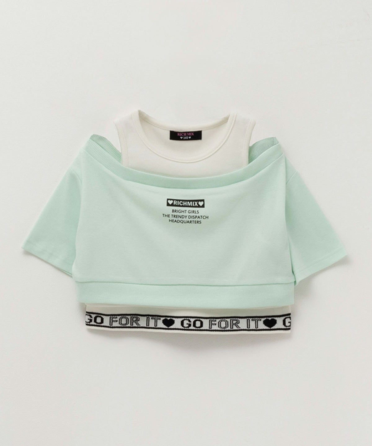 RICH MIX フェイクアンサンブルTシャツ キッズ