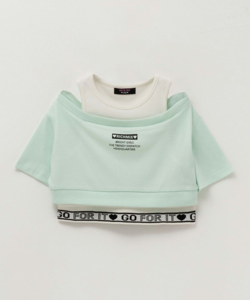 RICH MIX フェイクアンサンブルTシャツ キッズ商品画像-3