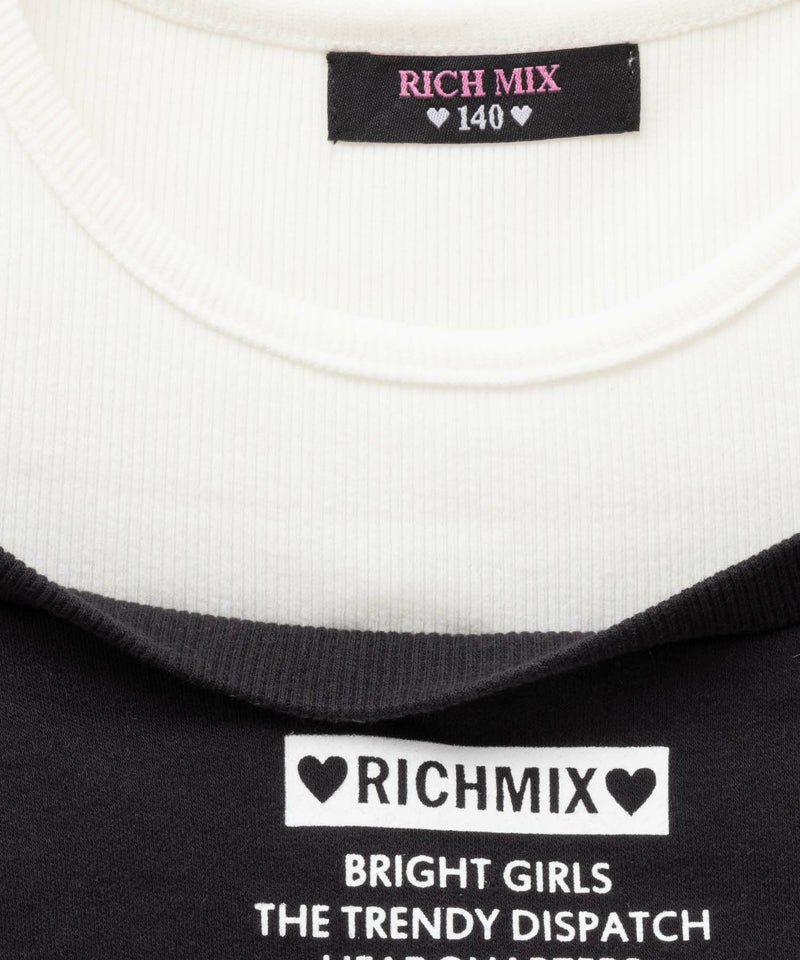 RICH MIX フェイクアンサンブルTシャツ キッズ商品画像-6