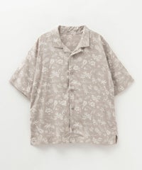 NAVY インドファブリック レーヨン開襟シャツ キッズ