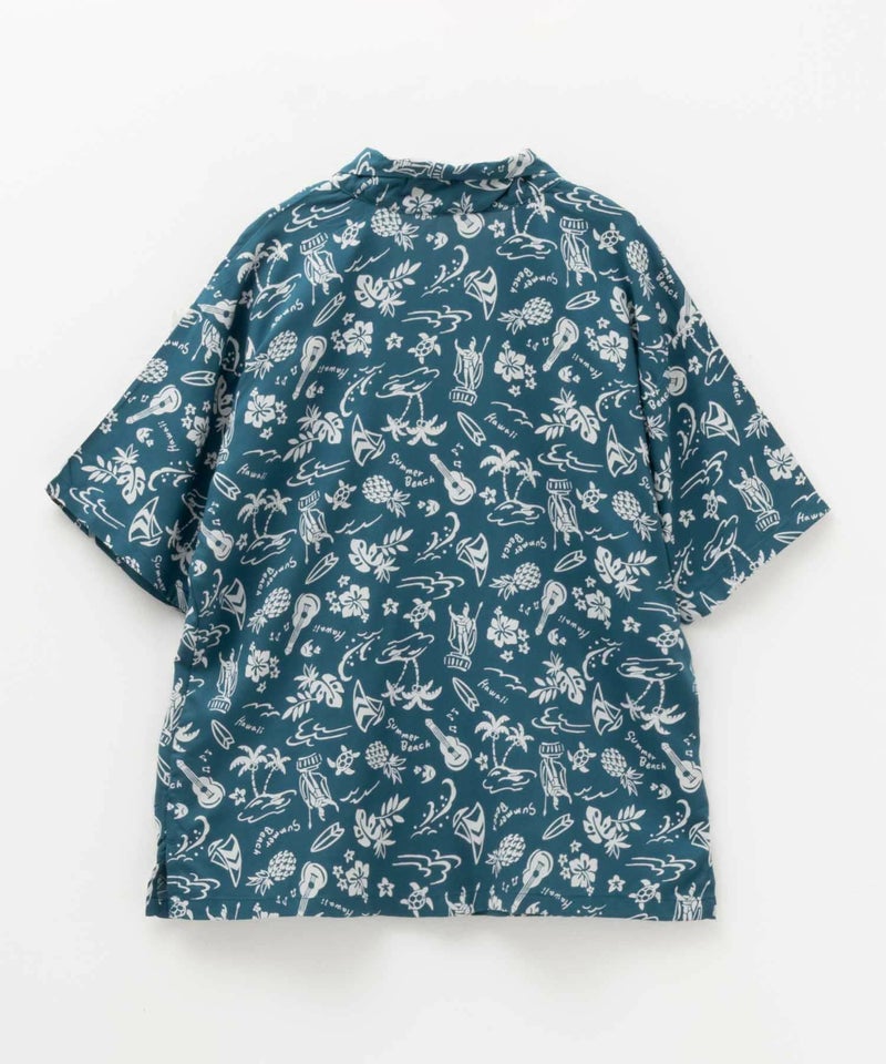 NAVY インドファブリック レーヨン開襟シャツ キッズ商品画像-6