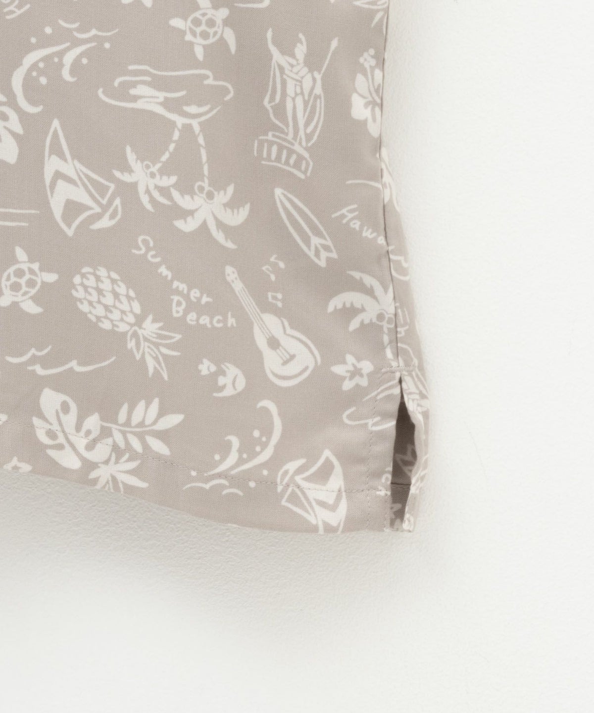 NAVY インドファブリック レーヨン開襟シャツ キッズ