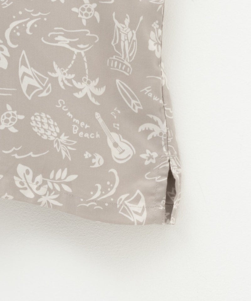 NAVY インドファブリック レーヨン開襟シャツ キッズ商品画像-7