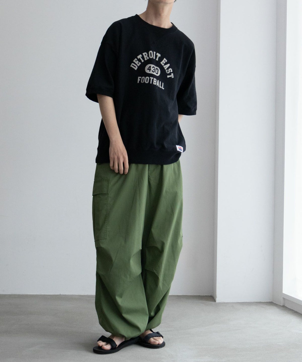 NUTMEG 天竺スウェットTシャツ メンズ ネコポス 対応商品