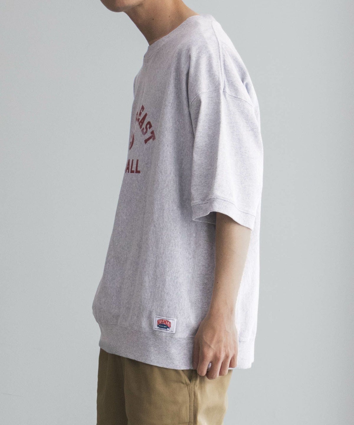 NUTMEG 天竺スウェットTシャツ メンズ ネコポス 対応商品