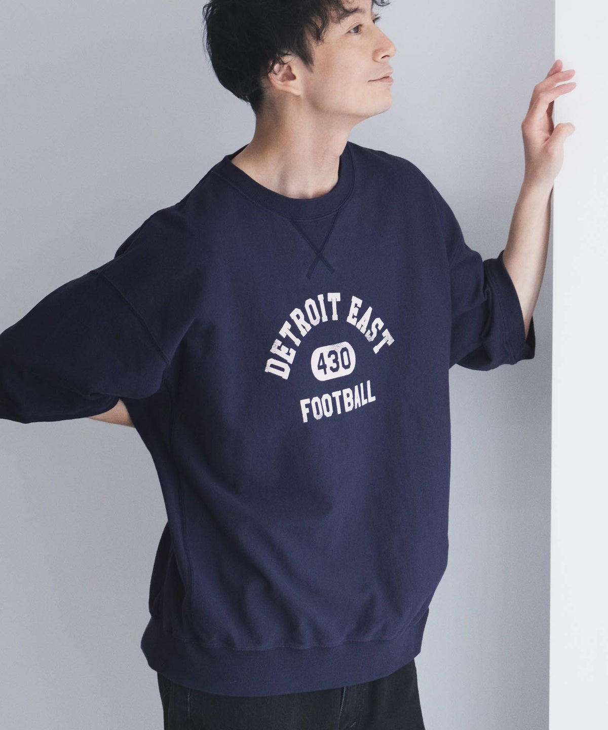 NUTMEG 天竺スウェットTシャツ メンズ ネコポス 対応商品