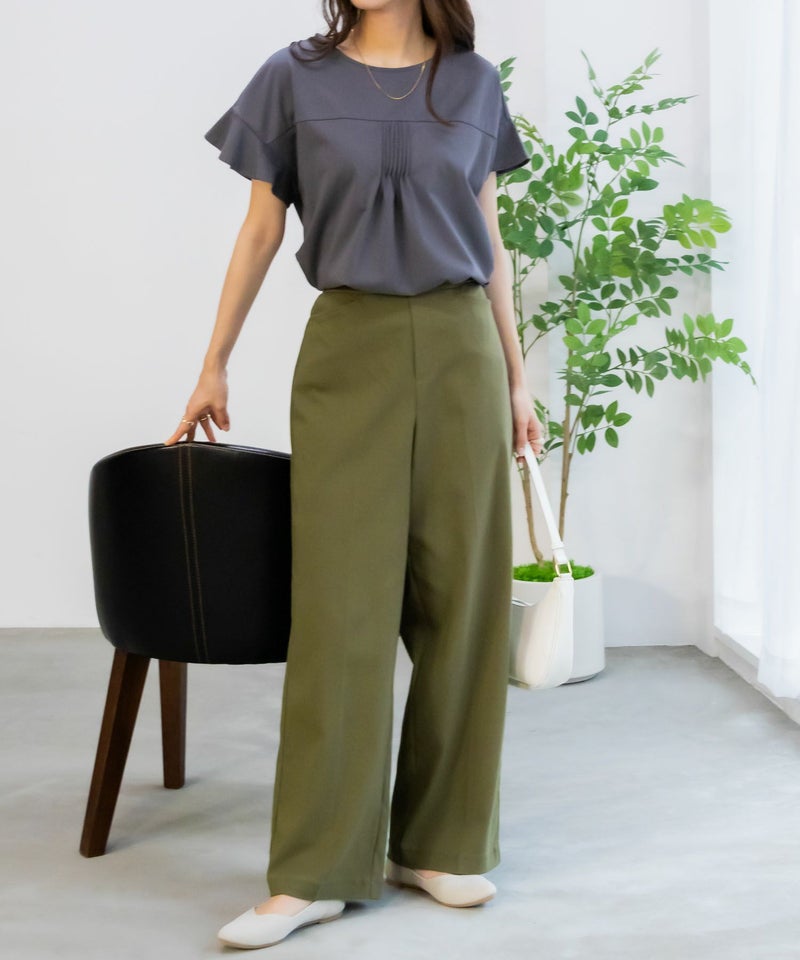 HusHusH らく美パン ストレートパンツ レディース商品画像-4