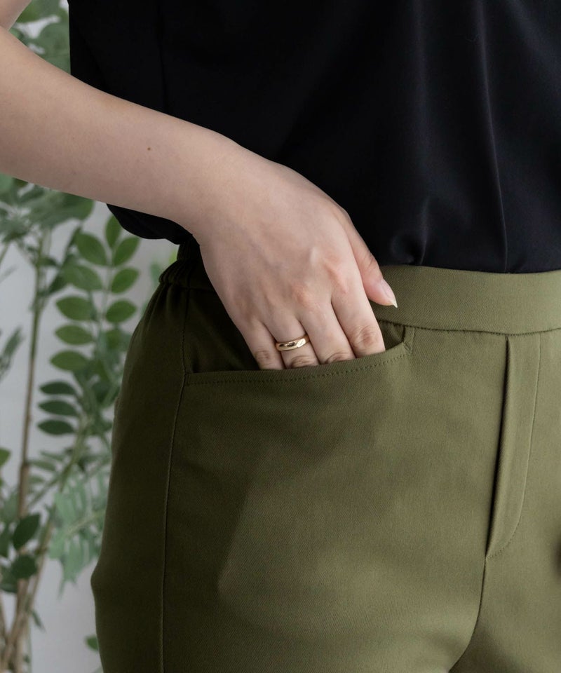 HusHusH らく美パン テーパードパンツ レディース商品画像-9