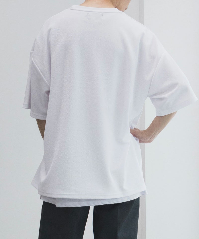 NOBLE PRODUCT  梨地アンサンブルショートスリーブTシャツ メンズ商品画像-6